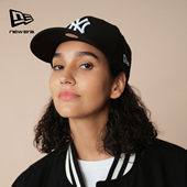 新款 New Era纽亦华2025秋季 MLB运动弯檐棒球帽NY刺绣logo硬顶940