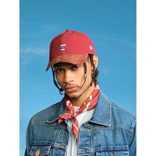 New Era纽亦华2025新款麂皮绒拼接棒球帽子遮阳920软顶14726344