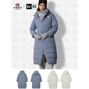 New Era纽亦华25冬MLB女士收腰长款羽绒服保暖14726481 14726482