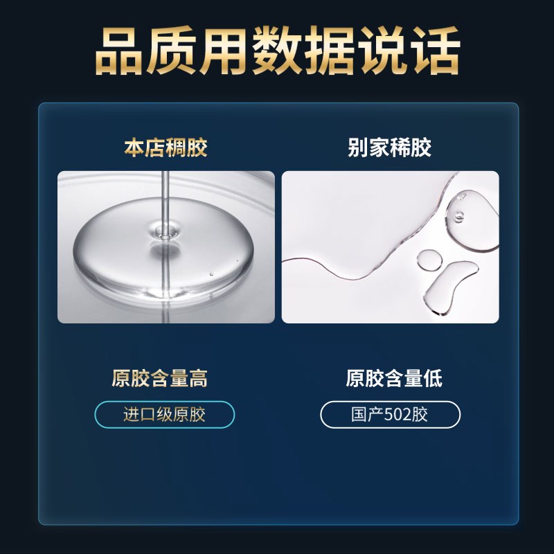 粘眼镜框断裂修复专用胶水镜片镜框镜架鼻托胶托维修焊接无框眼镜