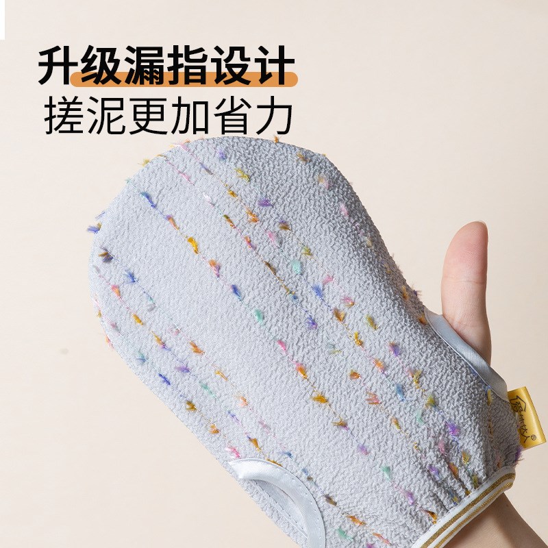 德国搓澡巾女士专用强力搓泥高质量搓泥男粗细砂洗澡巾疼家