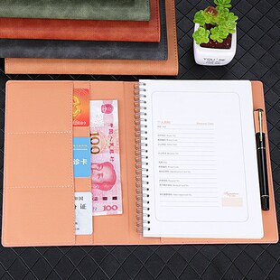 笔记本子加厚大学生记事本商务活页线圈工作簿创意文艺小新会议记