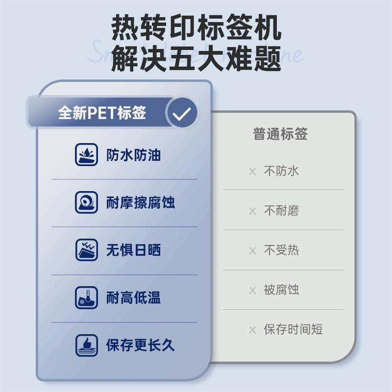 【M960标签纸】不干胶三防热转印打印纸打码机打码纸开关钥匙彩色