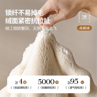 级感秋冬季加厚毛绒沙发垫新款保暖直排坐垫子防滑沙发盖布