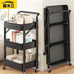 小推车置物架厨房卧室多层婴儿零食移动落地卫生间转角储物收纳架