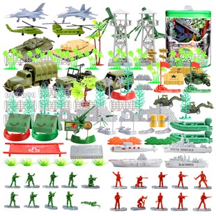 J旧义军事小兵打仗装美军反恐突击士兵战争沙盘礼品