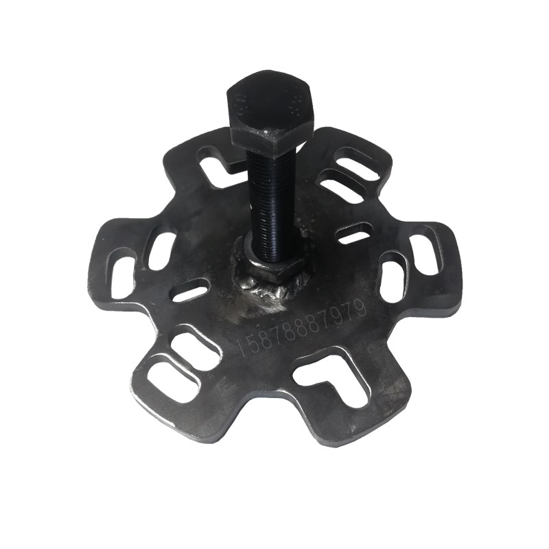 堆高机工具 煞车轮毂拉马 合力杭叉前轮顶出器.5T多功能铁板