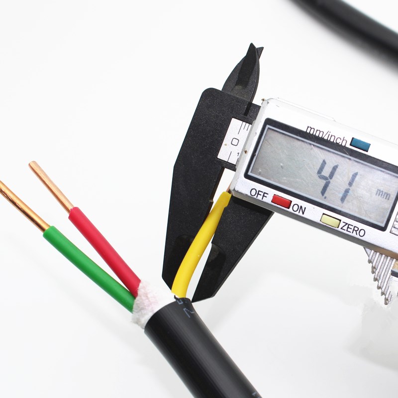 起帆ZCYJV3*6平方铜芯电缆阻燃国标三芯中央空调线7KW充电桩电线