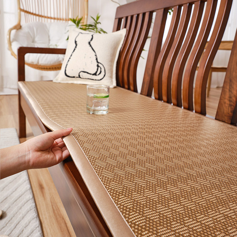 夏季冰藤沙发垫子定制办公室实木红木沙发坐垫防滑四季通用飘窗垫,居家布艺,沙发垫,淘宝优惠券,粉丝福利购,淘宝优惠卷