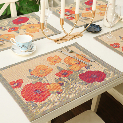 瑞典lund 欧式吸水餐桌垫家用瓶垫 全棉餐具隔热杯垫