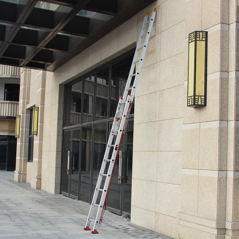 加厚铝合金伸缩梯子工程楼梯  8 10   m 米升降梯拉梯云梯直梯