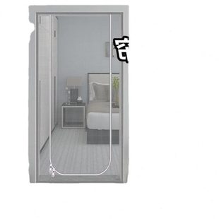 防蚊门帘防猫门帘拉链拦猫小狗跑出门家用阳台防蚊挡宠物外出纱门