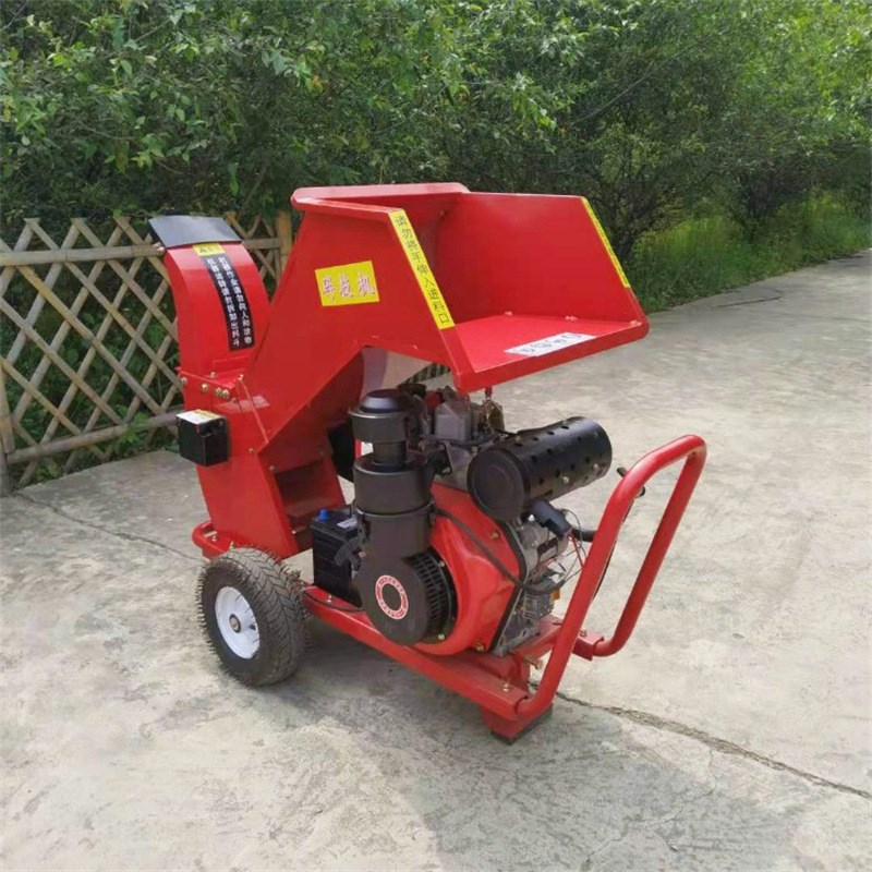 厂家热销干鲜树枝粉碎机 直径10公分杂枝切碎P机 果园碎枝还田机