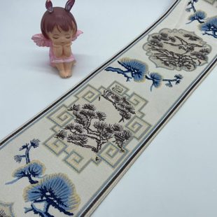 高品质窗帘花边提花织带沙发垫抱枕装 12公分宽新中式 饰桌旗辅料