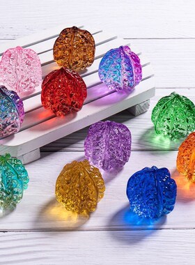 手把件玻璃球摆件水晶文玩核桃健身按摩手球装饰品工艺品