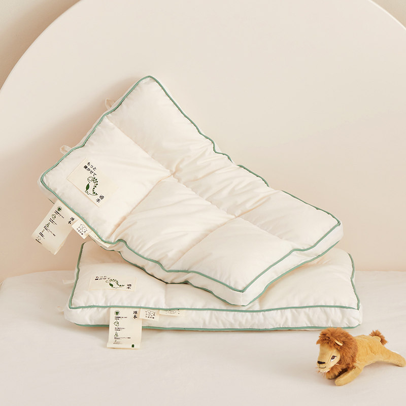 A类母婴级枕芯全棉儿童枕头大豆抗菌低枕单人卡通助睡眠可爱抱枕