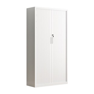 家用推拉门铁皮柜卷帘门阳台储物柜带锁文件柜收纳飘窗柜楼道鞋柜