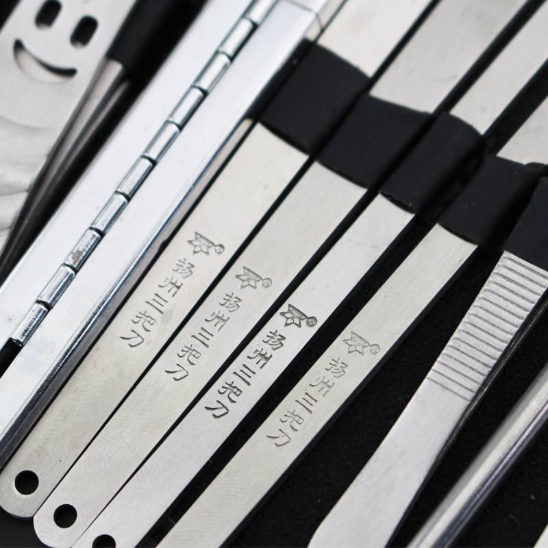 扬州三把刀修脚刀套装指甲刀套装剪指甲钳指甲剪13件家用修甲工具