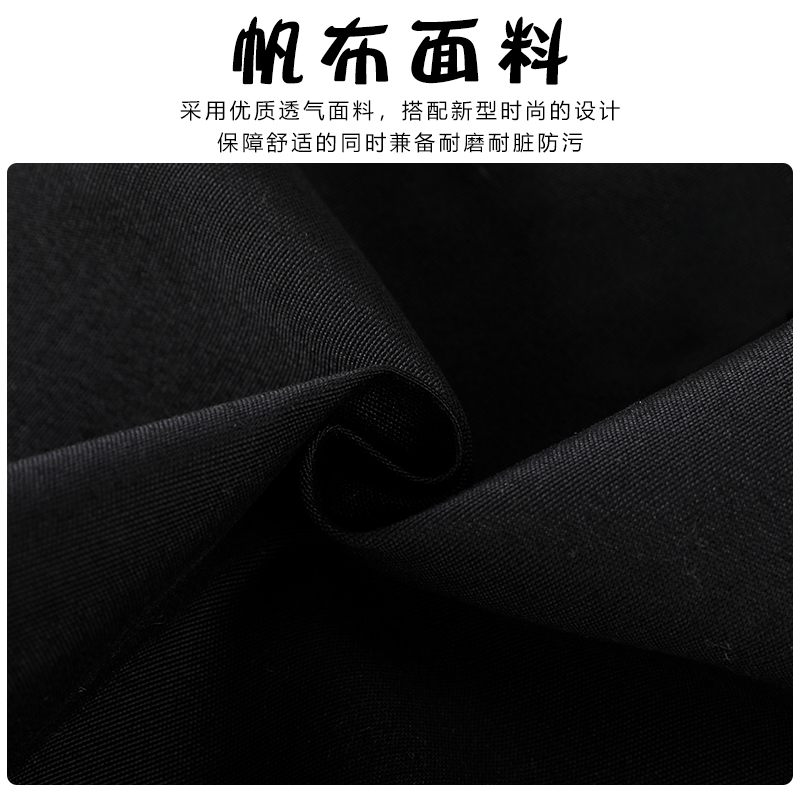 亲子装成人儿童围裙免费印字定制logo帆布透气高端时尚大气罩衣
