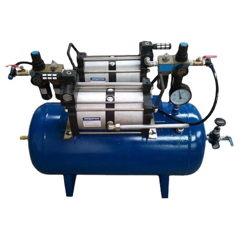 2倍空气增压系统原理 气动增压设备厂家 气体增压机