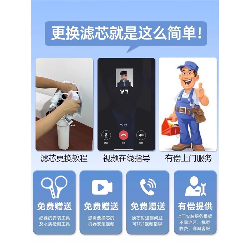 1509品牌适用于沁园净水器滤芯家用QJ-UF-01A/01C/01D/01E/超滤机