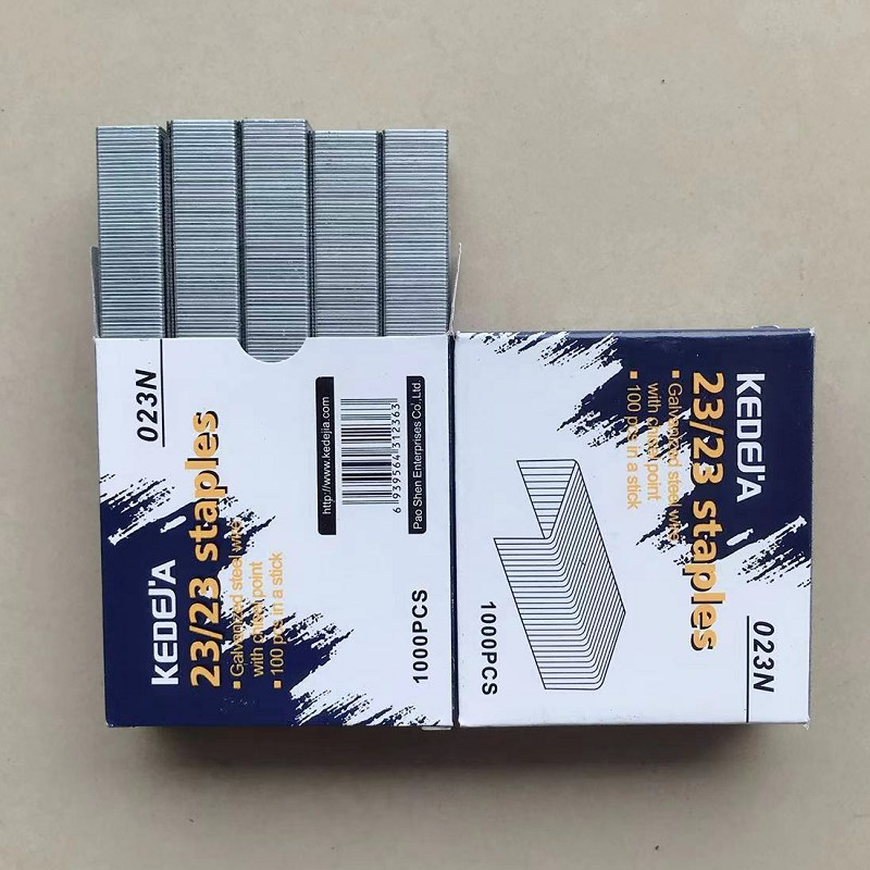 2/2订书针厚层订书机用高强镀锌优质金属制造可订210张10盒