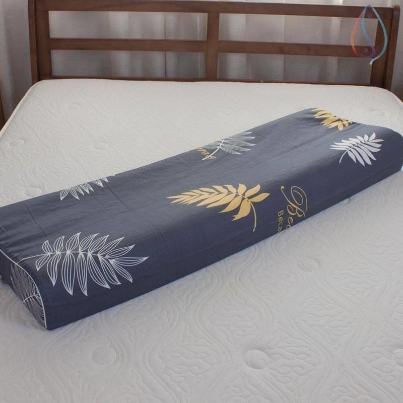 棉质70936长乳枕套单个400*120*150胶胶双人4X180记忆橡枕头套棉