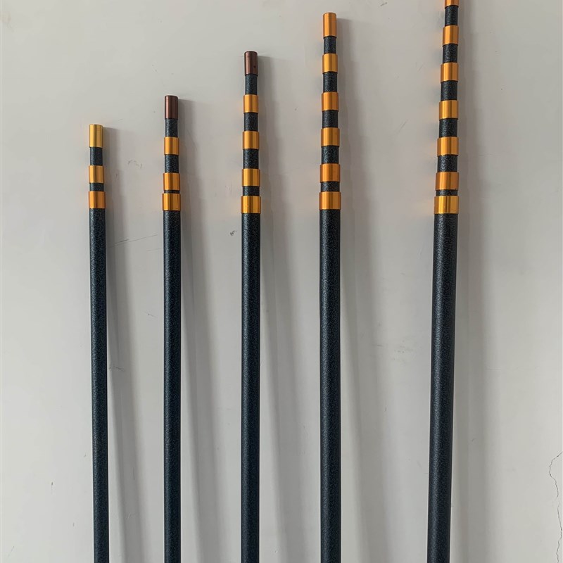 玻璃钢纤维多功能伸缩杆加厚加固任意定位杆封篷高空架线支撑杆