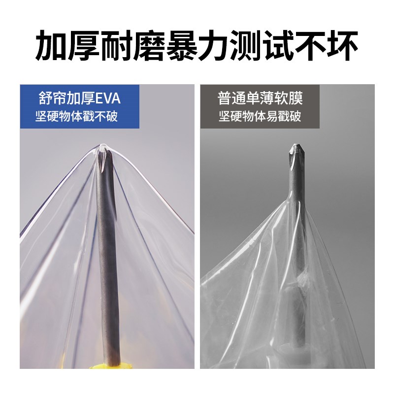夏季空调门帘防走冷气免打孔家用空调隔断帘厨房透明挡风帘防油烟