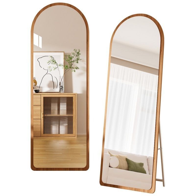 全身穿衣镜家用客厅高级感大尺寸卧室试衣美式落地镜子玻璃高清