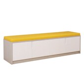 家用转角飘窗柜储物收纳一体阳台软包阳台L型地柜可坐落地置物柜