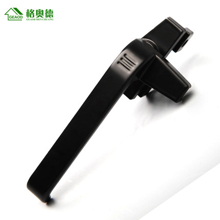 加厚老式铝合金窗户执手38彩铝推窗拉手锁内外开门窗把手幕墙执手