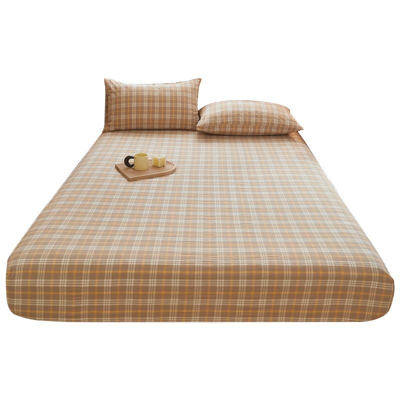 A类水洗棉床笠单件全棉床罩纯棉席梦思床垫保护罩床套罩防尘夏季,床上用品,床笠,淘宝优惠券,粉丝福利购,淘宝优惠卷