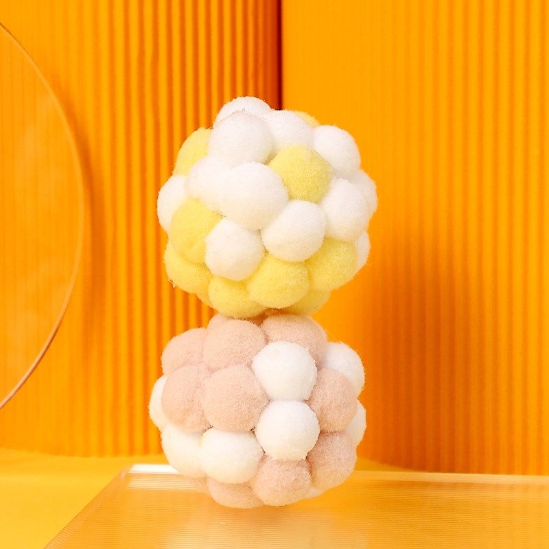 猫玩具球自嗨解闷逗猫棒耐咬球弹力小毛绒球磨牙洁齿猫咪宠物用品,宠物/宠物食品及用品,逗猫棒,淘宝优惠券,粉丝福利购,淘宝优惠卷