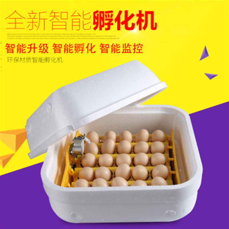 伊科贝特孵化机泡沫保温全自动家用型小型36枚42枚70枚孵化器包邮