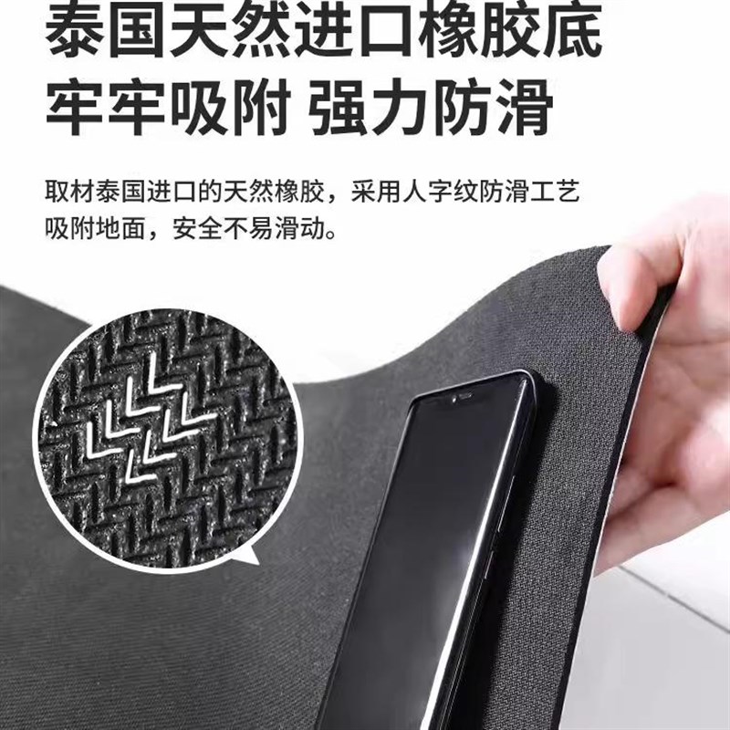 2024新款厨房地垫耐脏L形防滑防油吸水软垫可擦免洗地毯家用脚垫