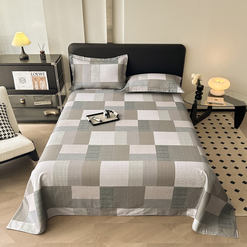 定制加大尺寸加厚全棉磨毛榻榻米床单纯棉布被单大炕单3米5拼接床