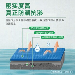 三棵树k11通用型防水涂料卫生间墙面地面漏水补漏堵漏材料防水胶