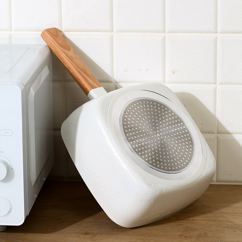 方形平底锅加深大容量煎锅炒锅烘焙不粘锅酥锅牛轧糖雪花酥专用锅