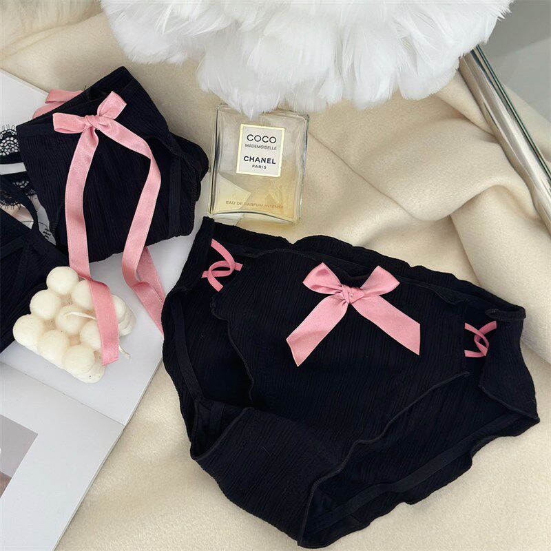 你的礼物少女内裤女纯棉裆低腰蝴蝶结可爱甜美学生透气女士三角