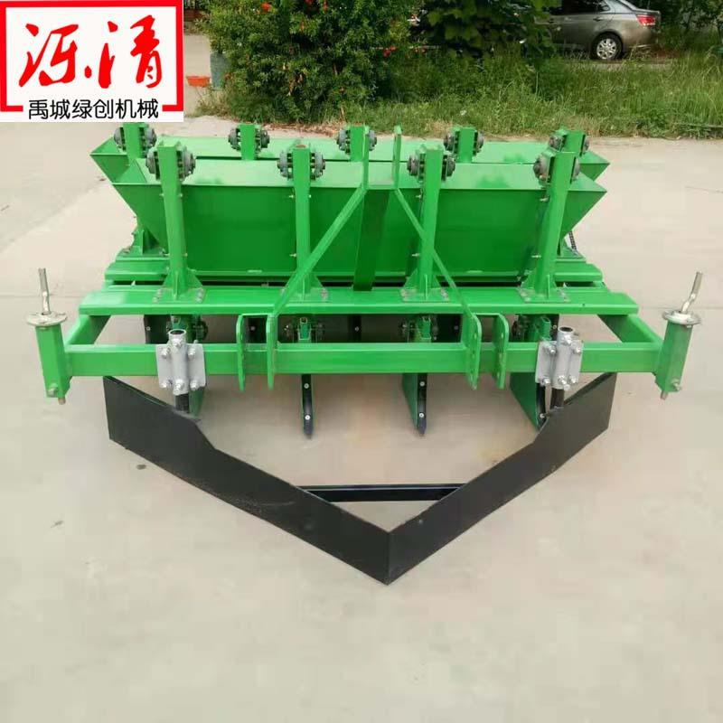 大蒜播种机四轮拖拉机带种蒜机大蒜种植机11行/9行种蒜机