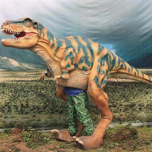 仿真动物模型.米长恐龙皮套表演服kg表演服动物公园猩猩