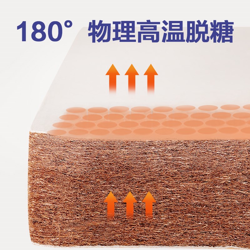 椰棕床垫纯粽榈天然环保乳胶薄护腰脊3d纤维偏硬家用卧室定制1米5