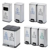 分类垃圾桶不锈钢脚踏桶厨房家用带盖垃圾桶公共室内垃圾桶商用