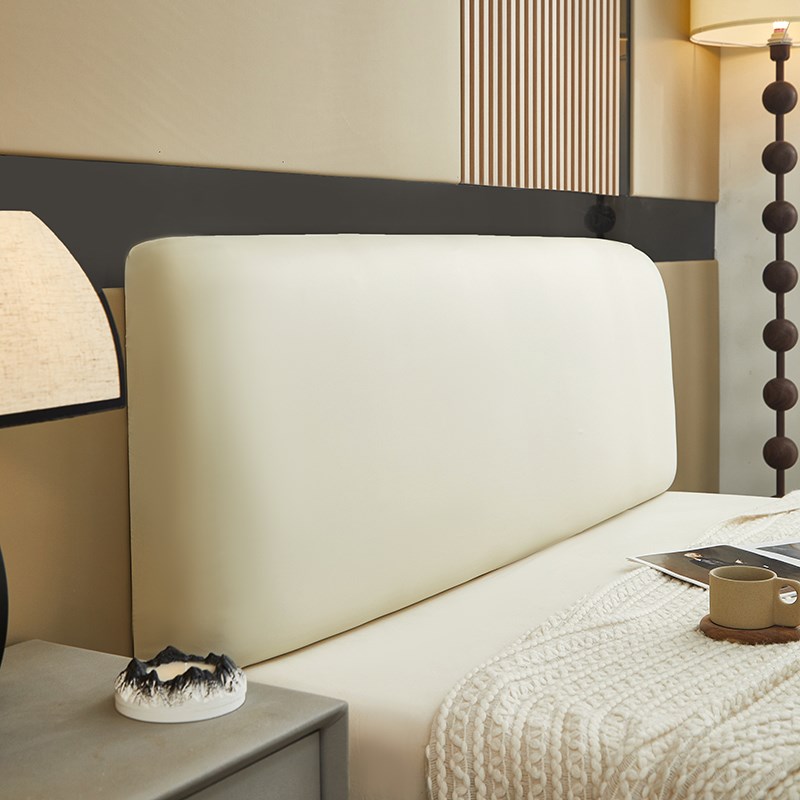 高级感床头套罩弹力科技布床靠背软包全包防尘套万能通用2024新款