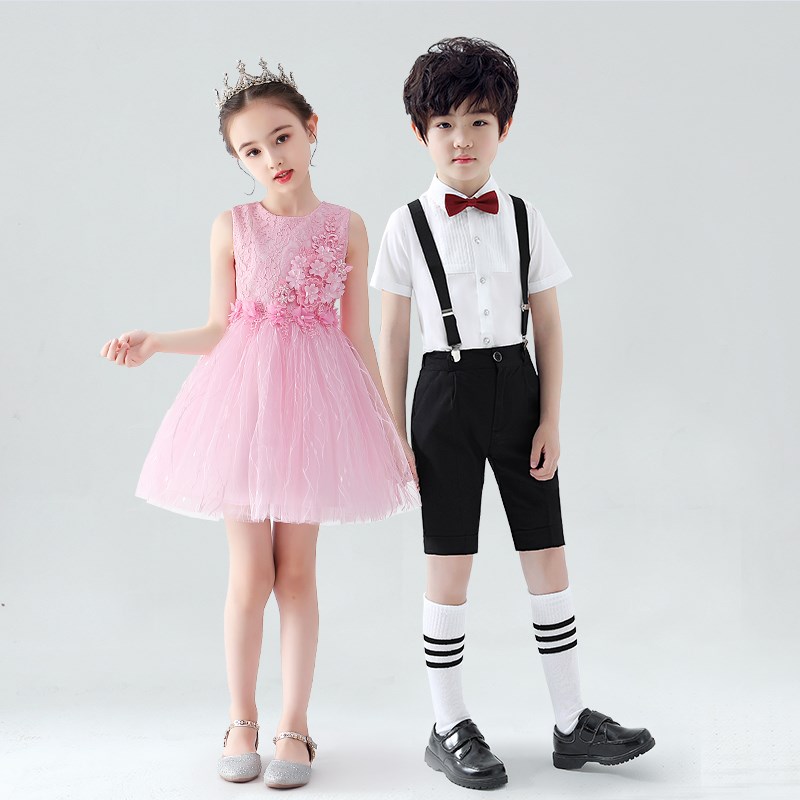 六一儿童演出服女童舞蹈裙小学生男童朗诵礼服幼儿园毕业表演服装