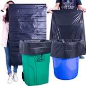 包邮 加厚家用办公大中小号垃圾袋酒店物业环卫大码 塑料袋大垃圾袋
