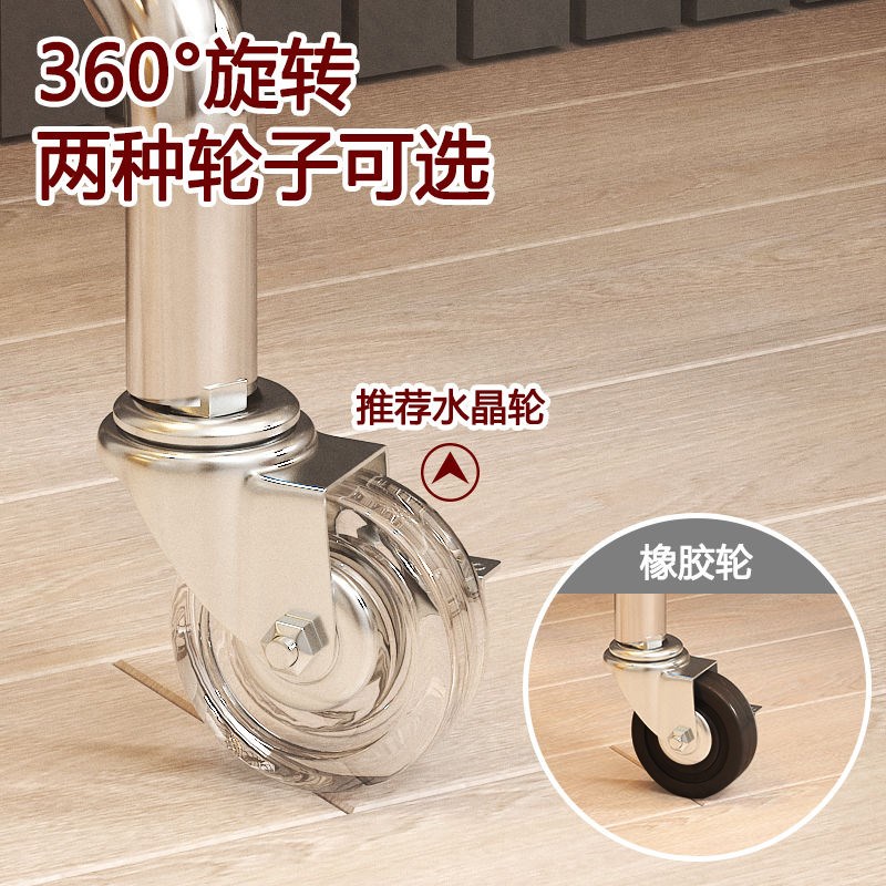 服装展示架橱窗挂衣架落地直播拍照道具童装女装店可移动货架带筐