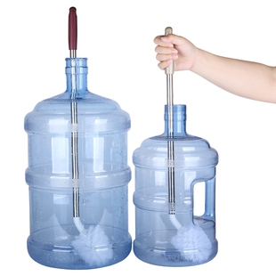 大桶纯净水桶装水饮水机矿泉水桶刷全方位加长柄清洁刷子神器毛刷