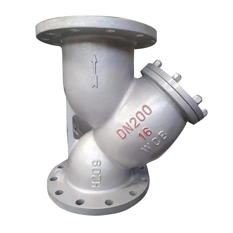 Y型过滤器GL41H-16C铸钢法兰排污渣耐腐蚀蒸汽温管道除污过滤器